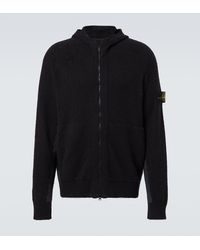 Stone Island - Sudadera Con Capucha De Mezcla De Algodon - Lyst