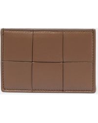 Bottega Veneta - Cassette Leather Card Holder - Lyst
