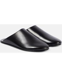 The Row - Dante Leather Mules - Lyst