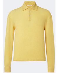 The Row - Reyes Cashmere And Silk Polo Sweater - Lyst