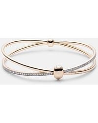 Pomellato - Together 18Kt Rose Bangle With Diamonds - Lyst