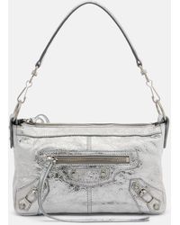 Balenciaga - Le City Moto Mini Leather Shoulder Bag - Lyst