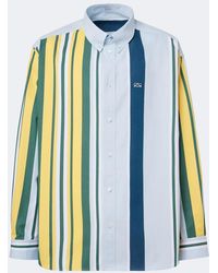 Loewe - Double L Striped Cotton Twill Shirt - Lyst