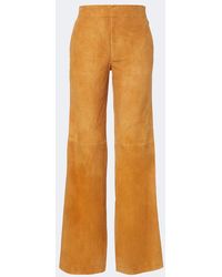 Ulla Johnson - Freja Suede Flared Pants - Lyst