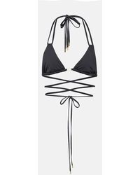 Loewe - Paula's Ibiza Triangle Bikini Top - Lyst