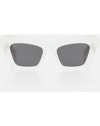 Loewe - Anagram-logo Cat-eye Acetate Sunglasses - Lyst