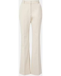 JOSEPH - Tafira Mid-Rise Gabardine Flared Pants - Lyst