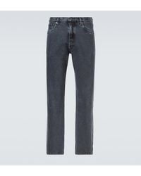 Prada - Mid-Rise Straight Jeans - Lyst