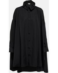 Noir Kei Ninomiya - Robe chemise en coton - Lyst