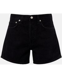 Agolde - Parker Long Denim Shorts - Lyst