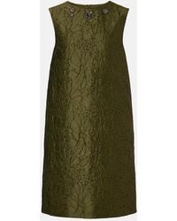 Max Mara - Embellished Floral Jacquard Minidress - Lyst
