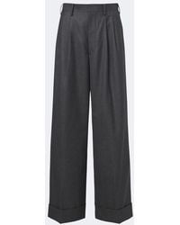Junya Watanabe - Pleated Wool Wide-Leg Pants - Lyst
