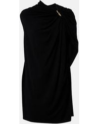 Sportmax - Draped Crepe Minidress - Lyst