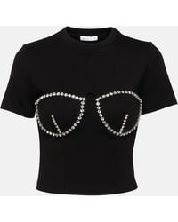 Area - Crop Top Adornado - Lyst