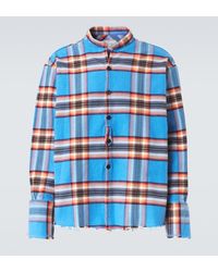 Greg Lauren - Plaid Cotton Shirt - Lyst
