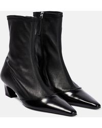 Acne Studios - Bano Leather Ankle Boots - Lyst