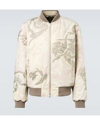 Dries Van Noten - Chaqueta Bomber De Algodon Bordada - Lyst