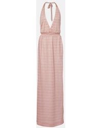 Melissa Odabash - Mariah Lame Maxi Dress - Lyst