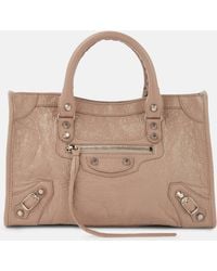 Balenciaga - Le City Small Leather Shoulder Bag - Lyst