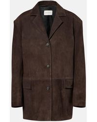 Magda Butrym - Oversized Suede Jacket - Lyst