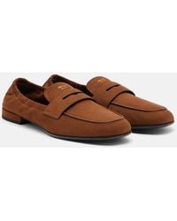 Prada - Leather Penny Loafers - Lyst
