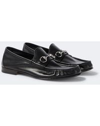 Gucci - Lugano Horsebit Leather Loafers - Lyst