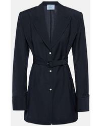 Prada - Wool And Mohair Blazer - Lyst