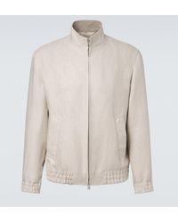 Lardini - Linen Jacket - Lyst