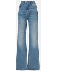 Ami Paris - High-Rise Flared Jeans - Lyst