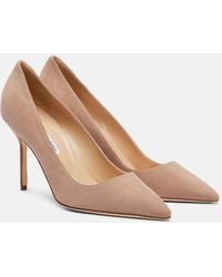 Manolo Blahnik - Bb 90 Suede Pumps - Lyst