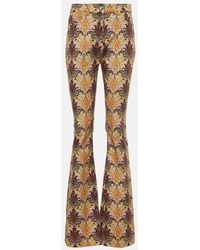Etro - Paisley High-rise Flared Jeans - Lyst
