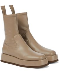 Gia Borghini Exklusiv bei Mytheresa Damen Schuhe Stiefel Stiefeletten GIA/RHW Ankle Boots Rosie 11 in Natur 