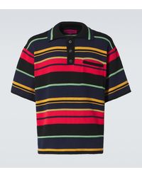 The Elder Statesman - Scally Cotton And Alpaca-Blend Polo Shirt - Lyst