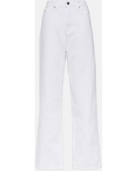 Wardrobe NYC - High-Rise Straight Jeans - Lyst
