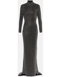 Solace London - Abito Lungo Vivienne Con Cristalli - Lyst