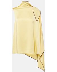 Stella McCartney - Tie-Neck Top - Lyst