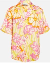 ALÉMAIS - Fenella Floral Silk Shirt - Lyst