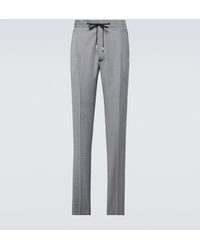 Lardini - Pantalones rectos Easy Wear de lana - Lyst