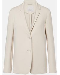 Max Mara - Matollo Cotton-Blend Jersey Blazer - Lyst