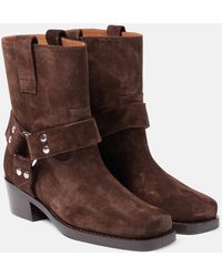 Paris Texas - Roxy 45 Suede Biker Boots - Lyst