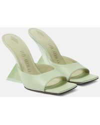 The Attico - Cheope Leather Mules - Lyst