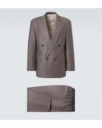 Giorgio Armani - Pinstripe Virgin Wool Suit - Lyst