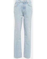 RE/DONE - High-Rise Straight Jeans '70s - Lyst