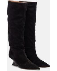 Paris Texas - Nina 50 Suede Knee-High Boots - Lyst