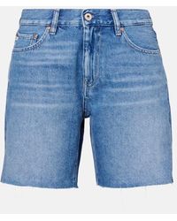 AG Jeans - Ex-Boyfriend Denim Bermuda Shorts - Lyst