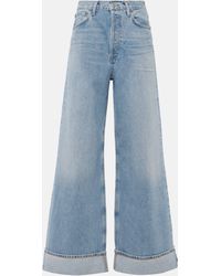 Agolde - Dame High-rise Wide-leg Jeans - Lyst