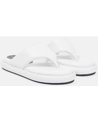 Proenza Schouler - Pipe Leather Thong Sandals - Lyst