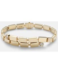 Ileana Makri - 18Kt Bracelet With Diamonds - Lyst