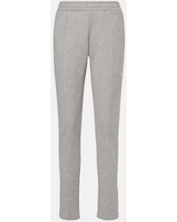 The Attico - Cotton Fleece Sweatpants - Lyst