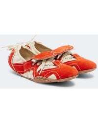 Acne Studios - Bilaria Leather And Suede Sneakers - Lyst